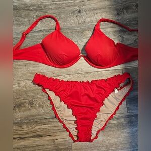 Shade & Shore Red Bikini set
